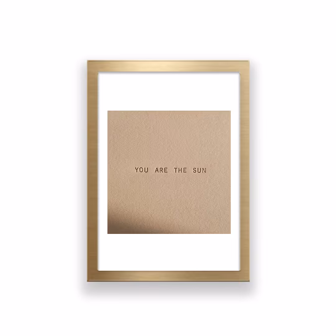 تابلو طرح انگیزشی مدل you are the sun 