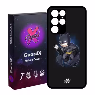 کاور گارد ایکس طرح Batman مدل Glass10049 مناسب برای گوشی موبایل سامسونگ Galaxy S22 Ultra