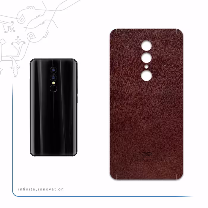 برچسب پوششی ماهوت مدل Natural-Leather مناسب برای گوشی موبایل یومی A1 Pro