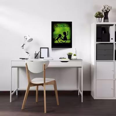 تابلو مدل Rick &amp; Morty کد F-1034