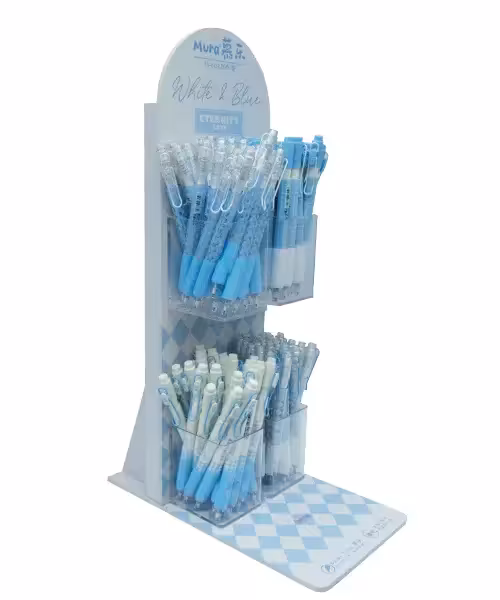 خودکار فانتزی مورا چهارخانه گیره کلیپسی 8152 (80عددی)