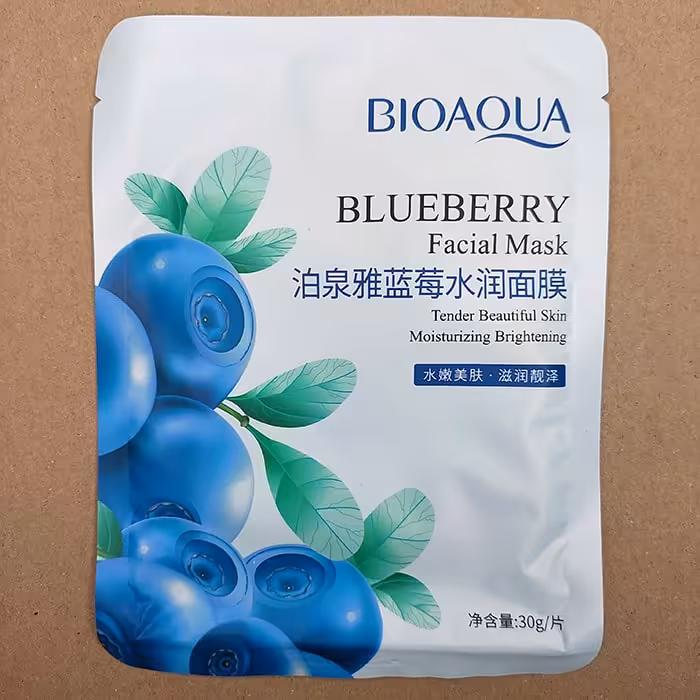 ماسک صورت ورقه ای بلوبری 35 گرم BIOAOUA کد91270