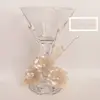  مجموعه ظروف هفت سین 6 پارچه مدل گیلاس طرح گل چیپسی کد 03