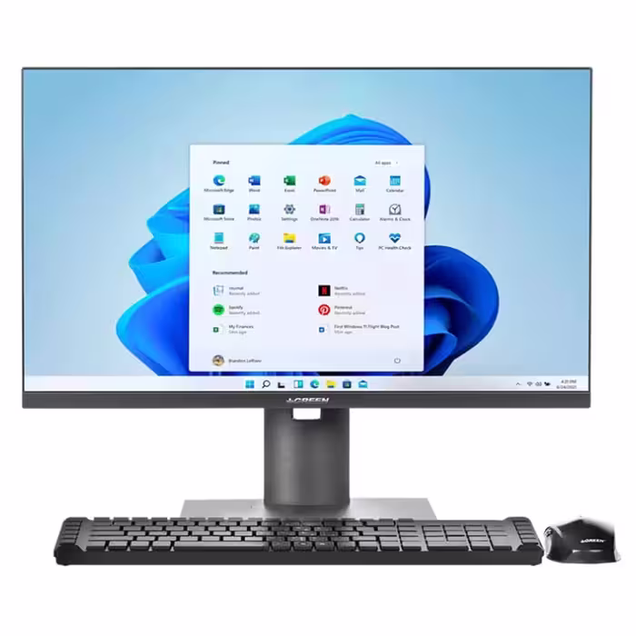 کامپیوتر همه کاره (All In One) 23.8 اینچ گرین مدل GT624-I38S i3-12100/8GBDDR4/512GBSSD/UHD Graphics 730/Fixed base