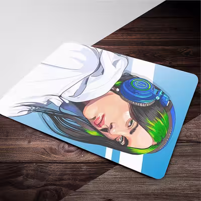 ماوس پد طرح Billie Eilish کد 3282