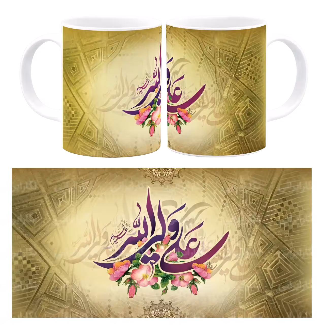 ماگ یا علی ولی الله (ع) مدل D 4