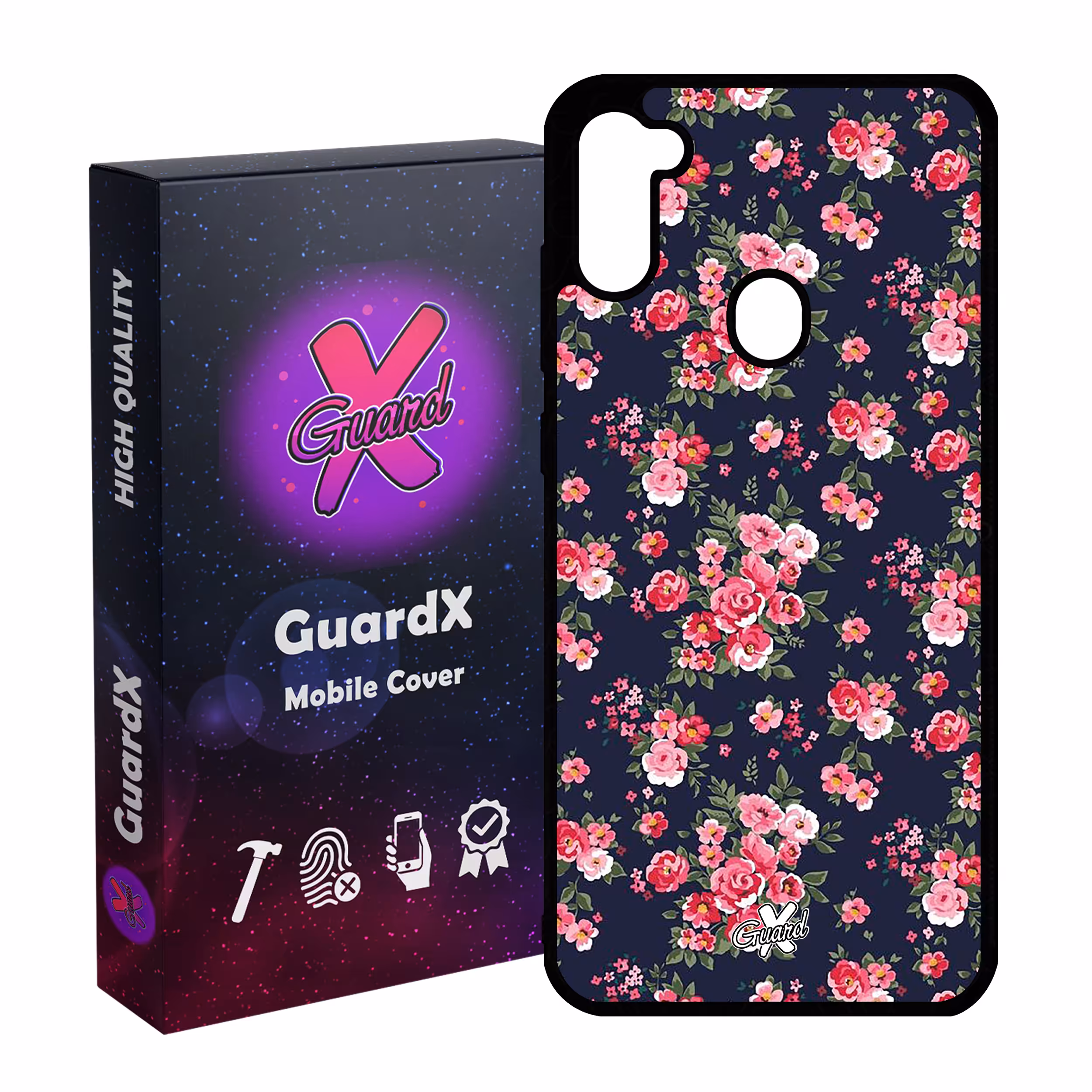 کاور گارد ایکس طرح Flower مدل Glass10130 مناسب برای گوشی موبایل سامسونگ Galaxy A11 / M11