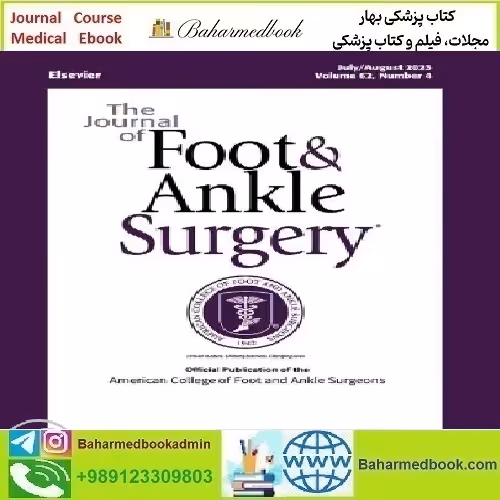 The Journal of Foot and Ankle Surgery Volume 60 Issue 1 to 6 2