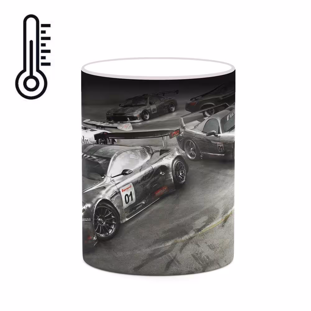 ماگ حرارتی کاکتی طرح بازی Race Driver Grid مدل mgh20936