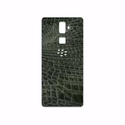 برچسب پوششی ماهوت مدل Green-Crocodile-Leather مناسب برای گوشی موبایل بلک بری Evolve