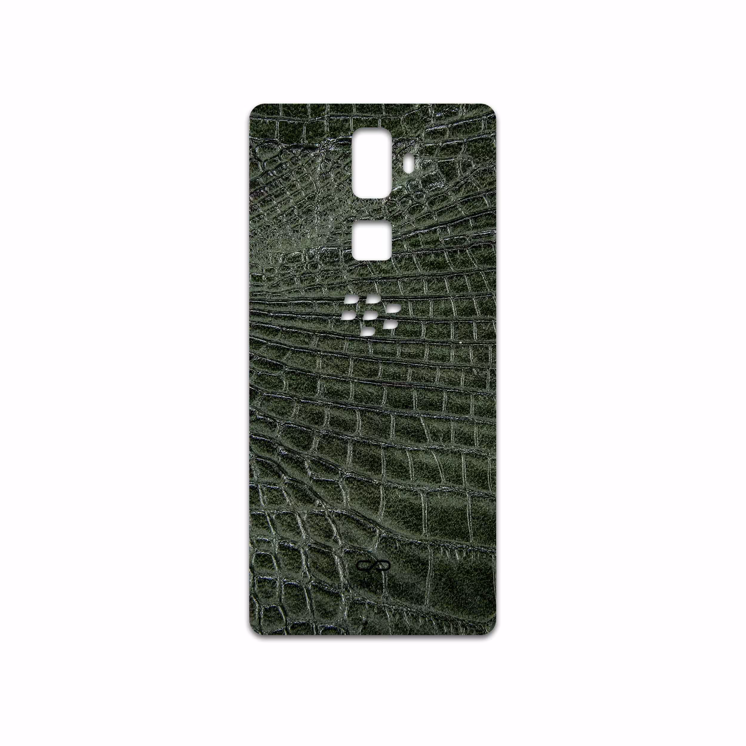 برچسب پوششی ماهوت مدل Green-Crocodile-Leather مناسب برای گوشی موبایل بلک بری Evolve