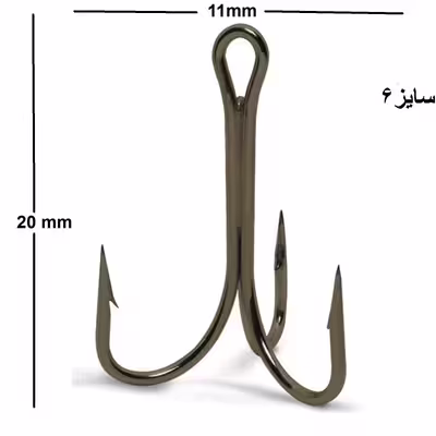 قلاب ماهیگیری مدل 20 بسته 5 عددی