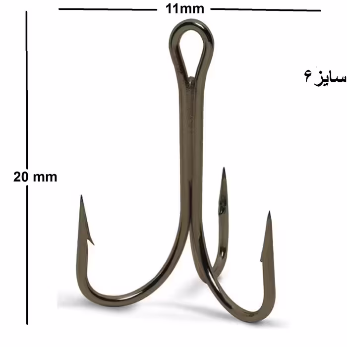 قلاب ماهیگیری مدل 20 بسته 5 عددی