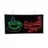 تابلو ال ای دی مدل دوطرفه ضدآب طرح فنجان قهوه 80