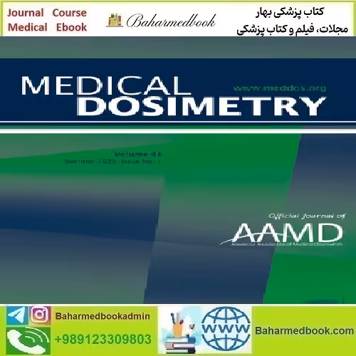 Medical Dosimetry Volume 46 Issue 1 to 4 2021 TRUE PDF pric