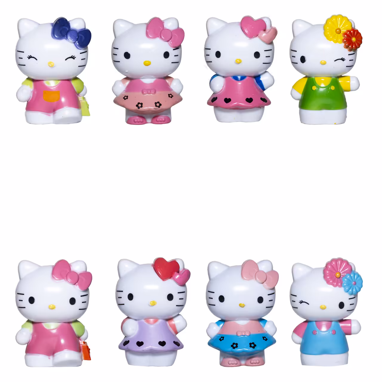 مجموعه فیگور مدل هلو کیتی Hello Kitty بسته 8 عددی