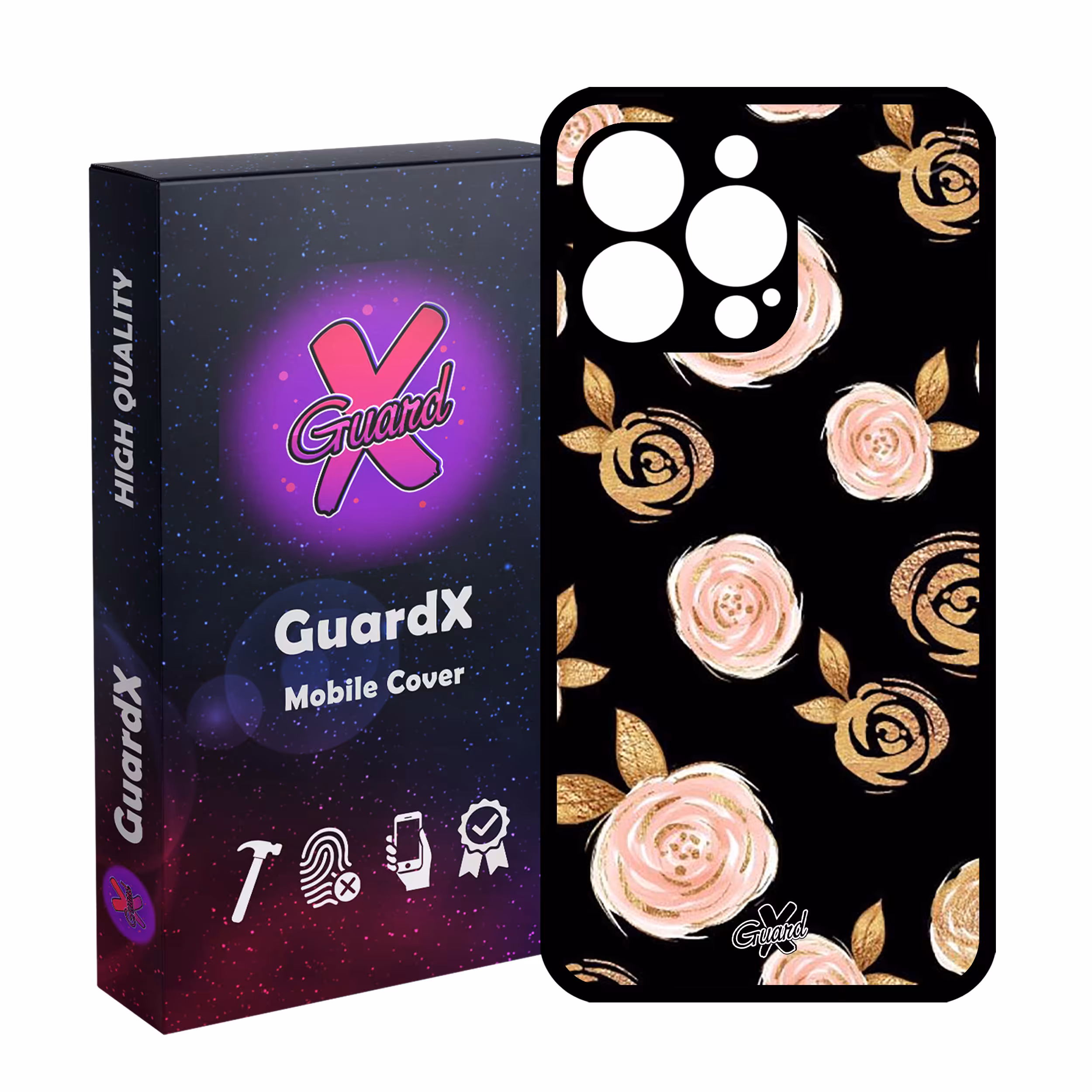 کاور گارد ایکس طرح Flower مدل Glass10105 مناسب برای گوشی موبایل اپل iPhone 13 Pro