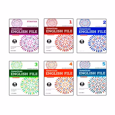 کتاب American English File اثر جمعی از نویسندگان انتشارات الوندپویان 6 جلدی