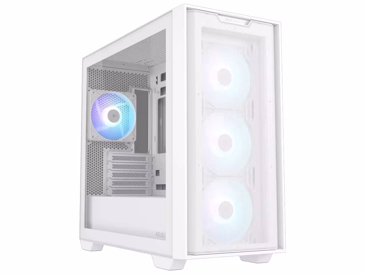 مشخصات، قیمت و خرید کیس کامپیوتر ASUS مدل A21 PLUS TG ARGB WHITE