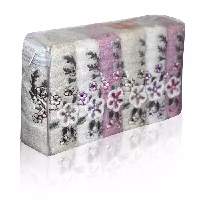 حوله آشپزخانه ربکا مدل R-336421 سایز 30x50 سانتی متر مجموعه 6 عددی