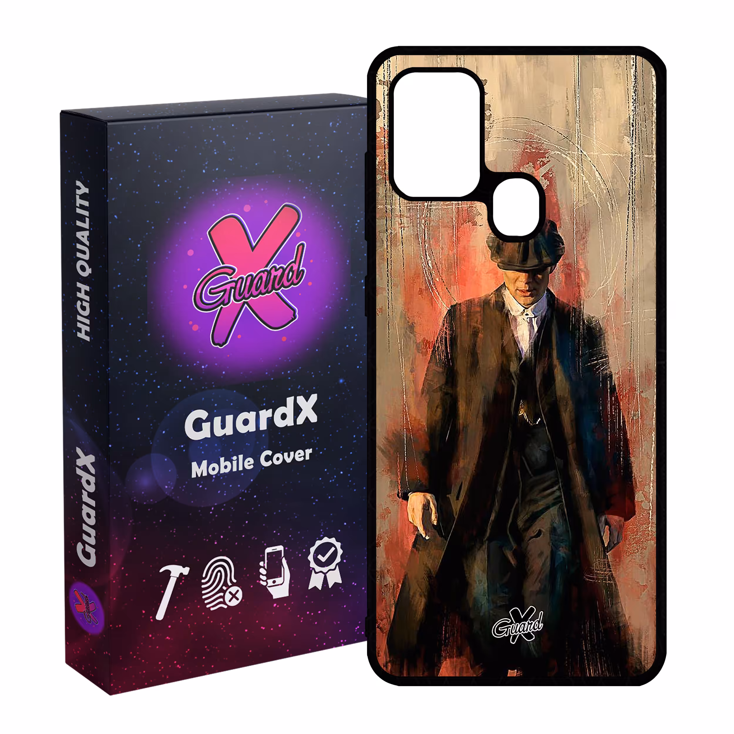 کاور گارد ایکس طرح Peaky Blinders مدل Glass10122 مناسب برای گوشی موبایل سامسونگ Galaxy A21s