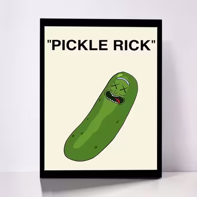 تابلو مدل Rick &amp; Morty کد F-1063