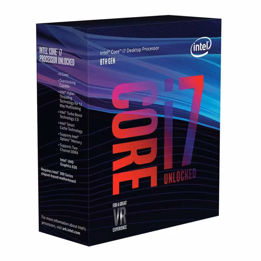 پردازنده اینتل CORE i7 8700K COFFEE LAKE