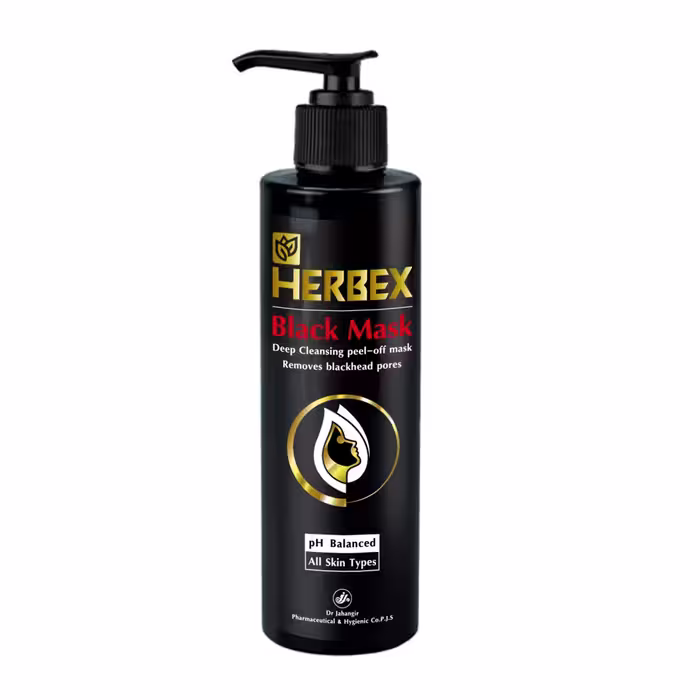 ماسک صورت هربکس مدل Black حجم 120 میلی لیتر