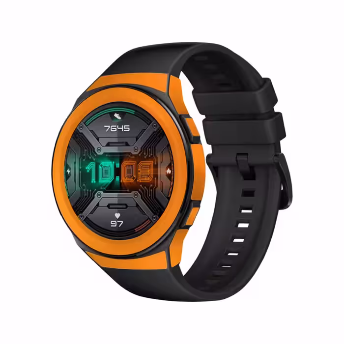 برچسب ماهوت طرح Matte-Orange مناسب برای ساعت هوشمند هوآوی Watch GT 2e | کالا برتری