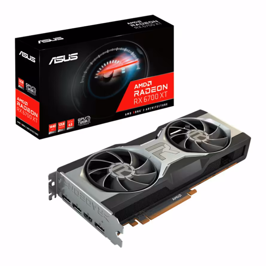 کارت گرافیک ایسوس ASUS Radeon™ RX 6700 XT 12GB  GDDR6