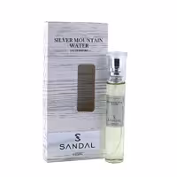 عطر جیبی مردانه صندل مدل سیلور واتر حجم 25 میلی لیتر