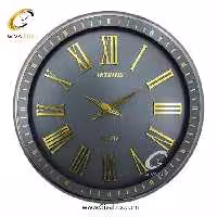 ساعت دیواری اورجینال آرتمیس آلیاژ فلزی طوسی| کد رفرنس 90024، مدل: 2036TitanuimGold