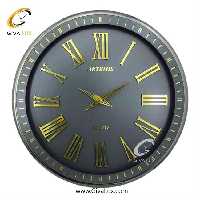 ساعت دیواری اورجینال آرتمیس آلیاژ فلزی طوسی| کد رفرنس 90024، مدل: 2036TitanuimGold