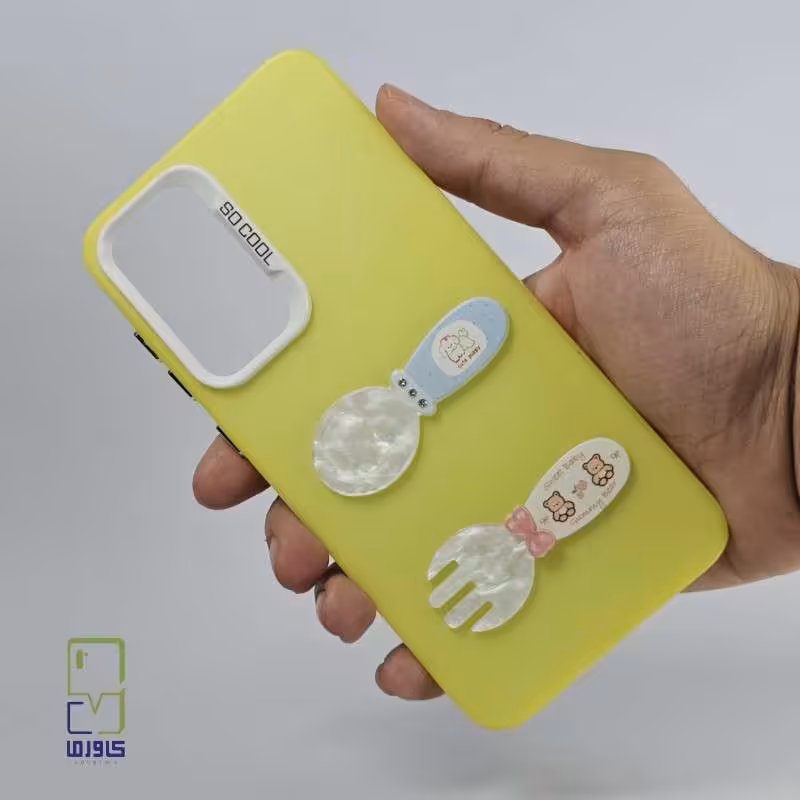 قاب گوشی سامسونگ a56 دخترانه | طرح سگ کارتونی لیمویی | Samsung A56