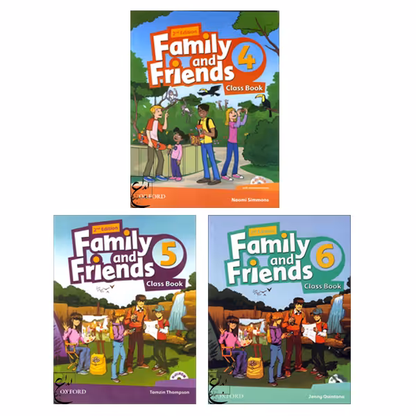 کتاب Family and Friends 4_5_6 Second Edition British اثر جمعی از نویسندگان انتشارات ابداع 3 جلدی