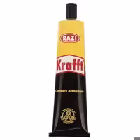 چسب فوری رازی مدل Kraft وزن 100 گرم بسته 4 عددی