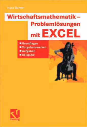 خرید و دانلود نسخه کامل کتاب Wirtschaftsmathematik - Problemlosungen mit EXCEL