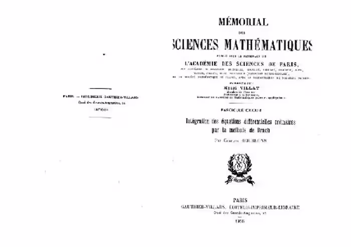 خرید و دانلود نسخه کامل کتاب Integration des equations differentielles ordinaires par la methode de Drach