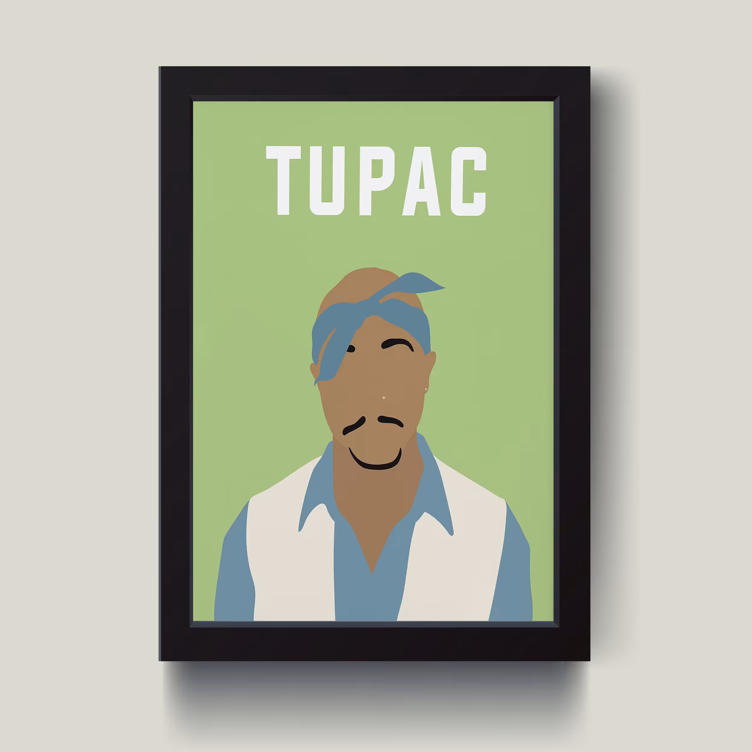 تابلو مدل مینیمال Tupac کد S1404-b