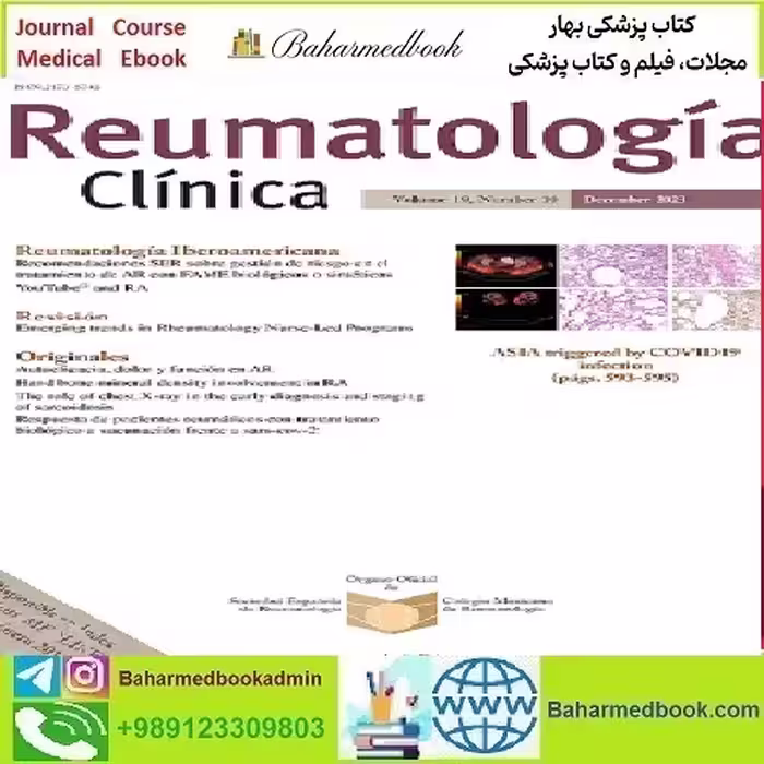 Reumatología Clínica English Edition Volume 19 Issue 1 to