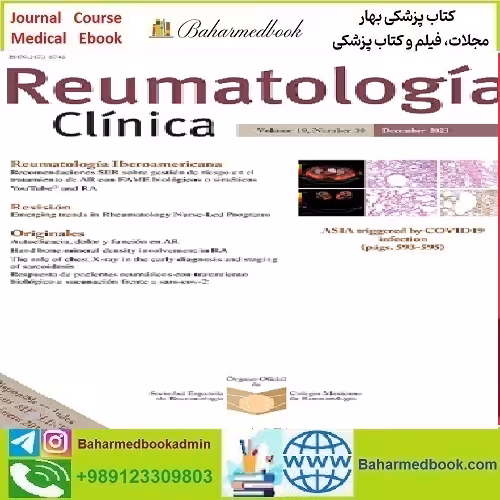 Reumatología Clínica English Edition Volume 19 Issue 1 to