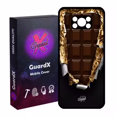 کاور گارد ایکس طرح Chocolate مدل Glass10061 مناسب برای گوشی موبایل شیائومی Poco X3 Pro