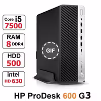مینی کیس HP ProDesk 600 G3 SFF Core i5-7500 هارد 500 گیگ