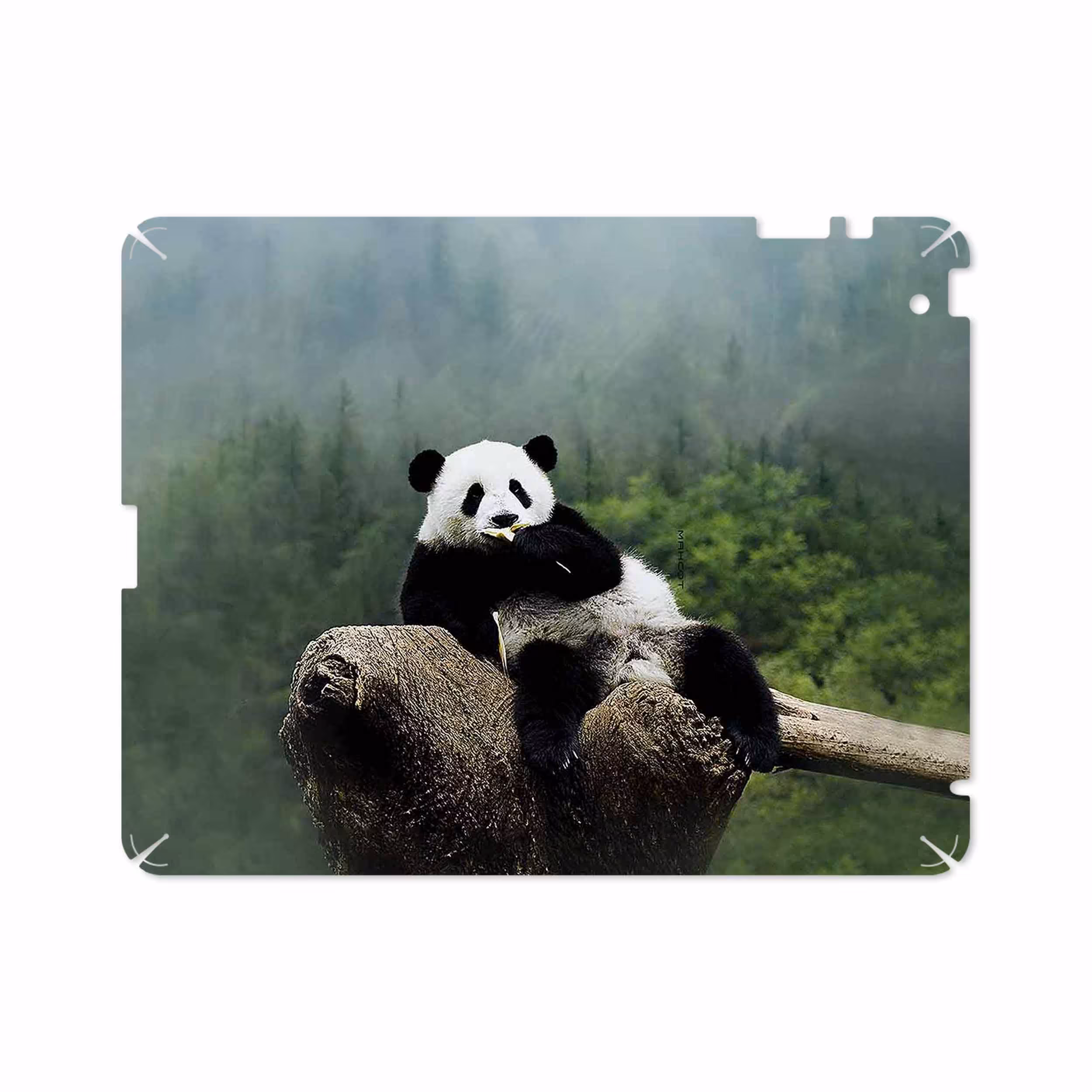 برچسب پوششی ماهوت مدل Panda مناسب برای تبلت اپل iPad 2 2011 A1395