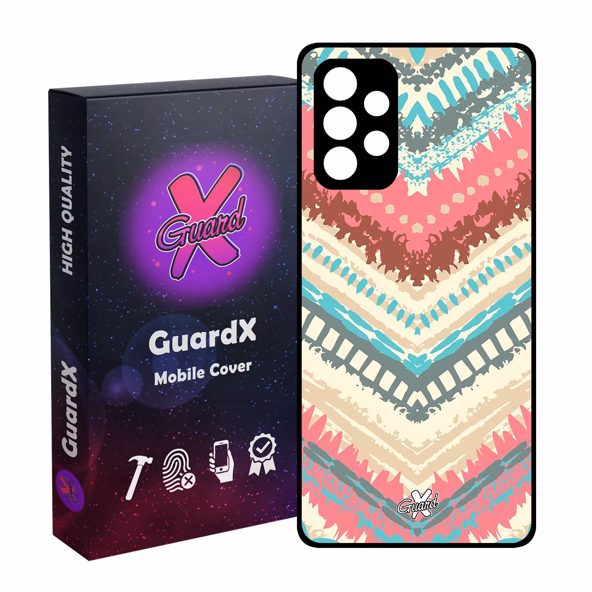 کاور گارد ایکس طرح Colors مدل Glass10129 مناسب برای گوشی موبایل سامسونگ Galaxy A32 4G