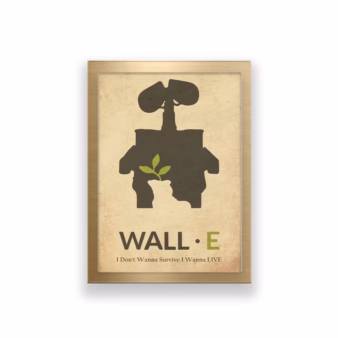 تابلو طرح انیمیشن wall E 