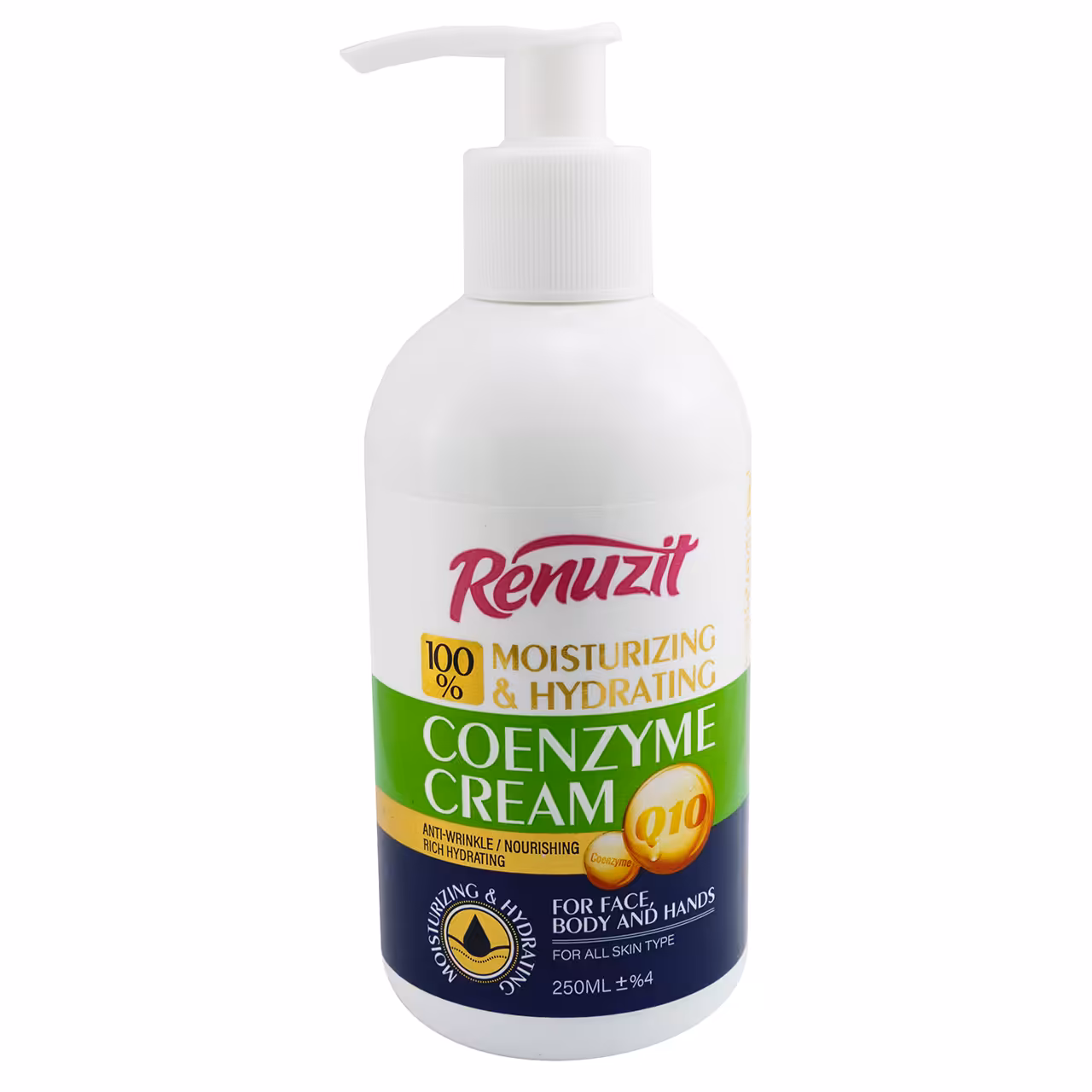 کرم آبرسان رینوزیت مدل COENZYME Q10 حجم 250 میلی لیتر