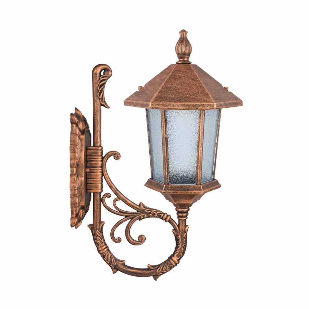 چراغ دیواری پارکی تکشیدفام مدل ویکتوریا کد 7503-16