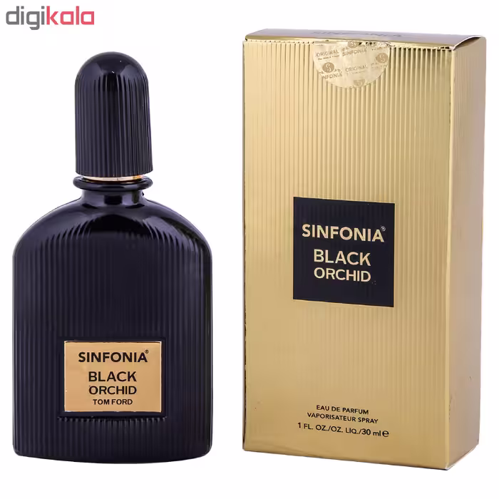 عطر جیبی مردانه سین فونیا مدل Black Orchid حجم 30 میلی لیتر