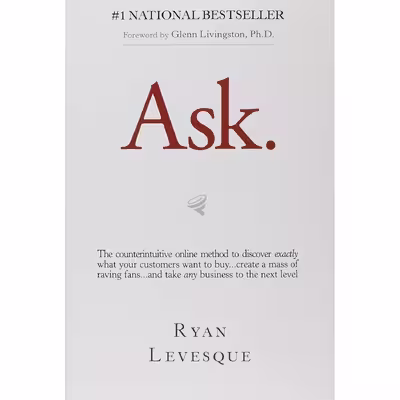 کتاب Ask اثر Ryan Levesque انتشارات Dunham Books